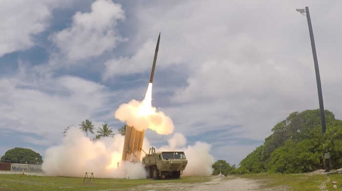 Lancement d'un missile intercepteur THAAD