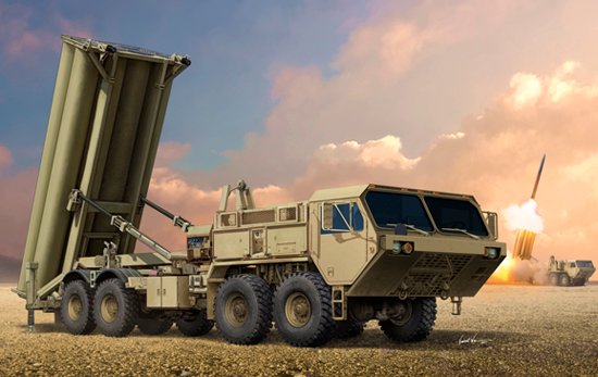 Lanceur THAAD en position de tir